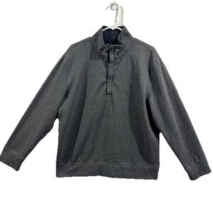 Men’s Quarter Zip Knit Pullover Winter Size L Nautica Minimalist